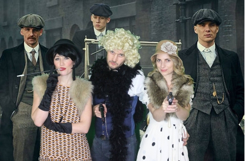 Photo studio peaky blinders background'